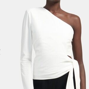 🎉HP🎉 Theory IWG One Shoulder Cut-out Top S